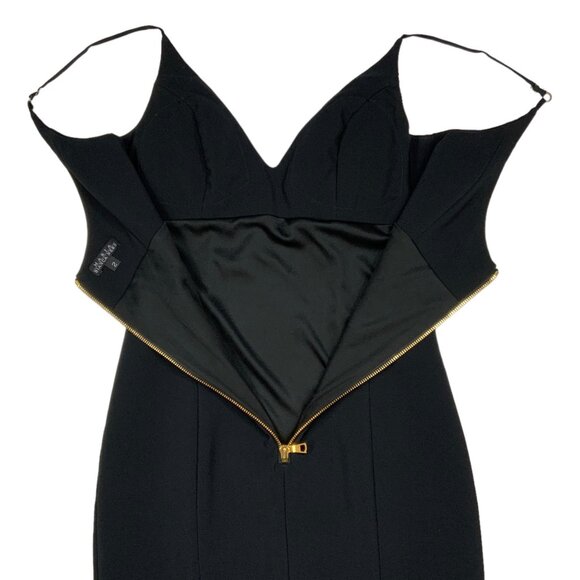 Maria Bianca Nero Slip Dress 2 Black Midi - Picture 7 of 12